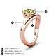4 - Anahi 1.40 ct Peridot Women Curve Solitaire Ring 