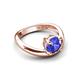 5 - Anahi 1.19 ct Tanzanite Women Curve Solitaire Ring 