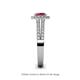 5 - Amaya Desire Rhodolite Garnet and Diamond Halo Engagement Ring 