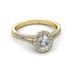 2 - Raisa Desire Diamond Halo Engagement Ring 