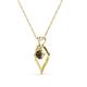3 - Sallie Smoky Quartz Heart Pendant 