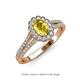 3 - Raisa Desire Yellow Sapphire and Diamond Halo Engagement Ring 