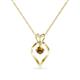 1 - Sallie Citrine Heart Pendant 
