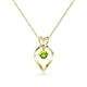 1 - Sallie Peridot Heart Pendant 