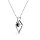 3 - Sallie Black Diamond Heart Pendant 