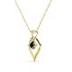 3 - Sallie Black Diamond Heart Pendant 