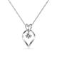 1 - Sallie Diamond Heart Pendant 