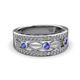 2 - Aurelia 0.50 ctw Tanzanite and Natural Diamonds Wedding Band 