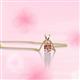 2 - Jassiel 5x3 mm Oval Cut Morganite Double Bail Solitaire Pendant Necklace 