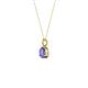 2 - Sheryl 4.00 mm Tanzanite Solitaire Pendant 