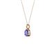 2 - Sheryl 4.00 mm Tanzanite Solitaire Pendant 