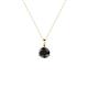1 - Sheryl 4.00 mm Black Diamond Solitaire Pendant 
