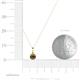 3 - Sheryl 4.00 mm Smoky Quartz Solitaire Pendant 