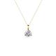 1 - Sheryl 4.00 mm Diamond Solitaire Pendant 