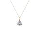 1 - Sheryl 4.00 mm Lab Grown Diamond Solitaire Pendant 