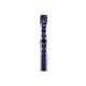 6 - Celina 2.00 mm Round Blue Sapphire Eternity Band 