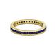 3 - Celina 2.00 mm Round Blue Sapphire Eternity Band 