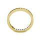 5 - Celina 2.00 mm Round Yellow Sapphire Eternity Band 