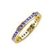 4 - Celina 2.00 mm Round Tanzanite Eternity Band 