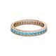 3 - Celina 2.00 mm Round Blue Topaz Eternity Band 