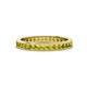 1 - Celina 2.00 mm Round Yellow Diamond Eternity Band 