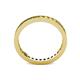 5 - Celina 2.00 mm Round Yellow Diamond Eternity Band 
