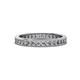 1 - Celina 2.00 mm Round Lab Grown Diamond Eternity Band 