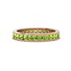 1 - Celina 2.40 mm Round Peridot Eternity Band 