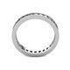 5 - Celina 2.40 mm Round Lab Grown Diamond Eternity Band 
