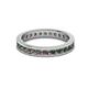 3 - Celina 2.40 mm Round Lab Created Alexandrite Eternity Band 