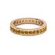 3 - Celina 2.70 mm Round Citrine Eternity Band 