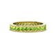 1 - Celina 2.70 mm Round Peridot Eternity Band 