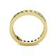 5 - Celina 2.70 mm Round Peridot Eternity Band 