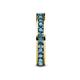 6 - Celina 2.70 mm Round London Blue Topaz Eternity Band 