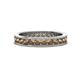 1 - Celina 2.70 mm Round Smoky Quartz Eternity Band 