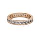 3 - Celina 2.70 mm Round Lab Grown Diamond Eternity Band 