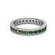 3 - Celina 2.70 mm Round Lab Created Alexandrite Eternity Band 