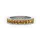 1 - Celina 3.00 mm Round Citrine Eternity Band 