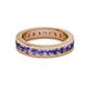 3 - Celina 3.00 mm Round Iolite Eternity Band 