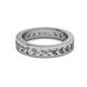 3 - Celina 3.00 mm Round Lab Grown Diamond Eternity Band 