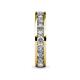 6 - Celina 3.00 mm Round Lab Grown Diamond Eternity Band 
