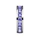6 - Celina 3.40 mm Round Tanzanite Eternity Band 
