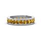 1 - Celina 3.40 mm Round Citrine Eternity Band 