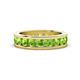 1 - Celina 3.40 mm Round Peridot Eternity Band 