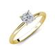4 - Elodie IGI Certified 6.00 mm Cushion Lab Grown Diamond Solitaire Engagement Ring 