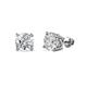 1 - Alina 1.50 ctw IGI Certified Round Lab Grown Diamond (5.80 mm) Solitaire Stud Earrings 