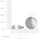 2 - Alina 1.50 ctw IGI Certified Round Lab Grown Diamond (5.80 mm) Solitaire Stud Earrings 