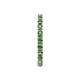 6 - Gracie 1.16 ctw Green Garnet (2.30 mm) Women Eternity Band 