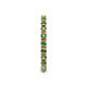 6 - Gracie 1.16 ctw Green Garnet (2.30 mm) Women Eternity Band 