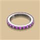 2 - Gracie 1.10 ctw Amethyst (2.70 mm) Women Eternity Band 